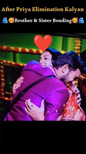 ప్రియ eliminated but kalyan crying for her #biggboss ‪@cuteladduboy-12‬#trendingshorts#trendingshorts