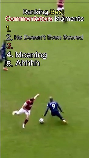 Ranking Best Commentators Moments #footballshorts #funnycommentary #commentator #footballcommentary