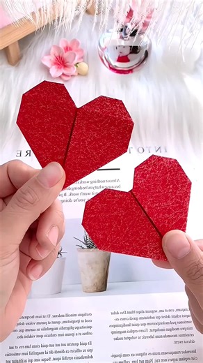 How to Make a Red Paper Heart - Origami Tutorial