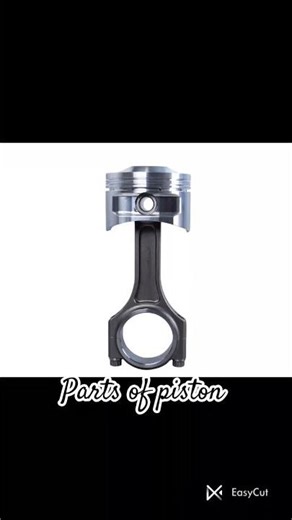 Parts of piston. #piston #connectingrod