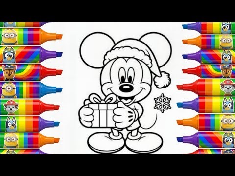 Easy Mickey Mouse Drawing For Kids | Step By Step Tutorial