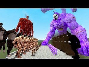 Teletubbies God | Tinky Tank Titan VS All Titan in Garry's Mod