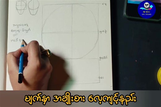 80K views · 2.9K reactions | ကျောင်းစာမေးပွဲမှာ လိုအပ်တဲ့ မျက်နှာ * အချိုးစား.. လေ့ကျင့်ရေးဆွဲနည်း။ #ခဲပန်းချီMMC #အွန်လိုင်းပန်းချီသင်တန်း #ပန်းချီသင်တန်း #ဒီpage၁ခုသာ_သုံးသည် | ခဲ ပန်း ချီ MMC | Facebook