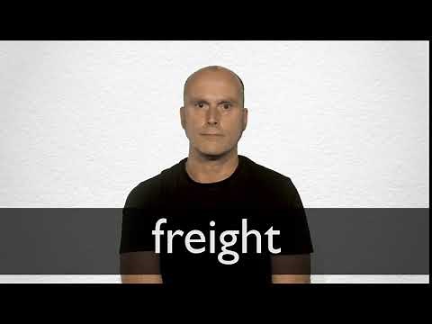 How to pronounce FREIGHT in British English