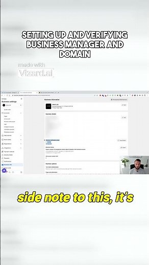 Setting Up and Verifying Business Manager and Domain | How to Run Facebook Ads for SMMA Client