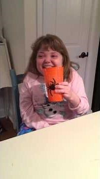 Special needs girl,cracks up laughing while burping March 13, 2015