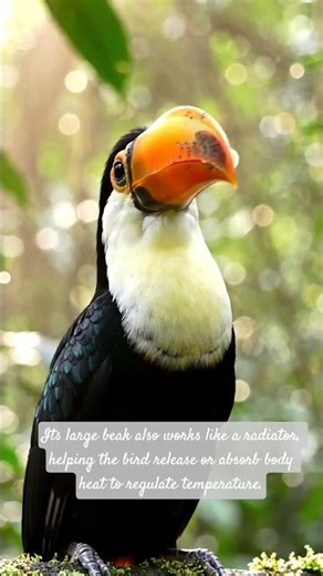 This Bird Has a Beak Bigger Than Its Body! 😱🦜 Toco Toucan Facts #tocotoucan #birds #wildlife