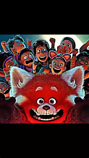 Red panda party mod 💀😱 | Turning Red | #turningred #edit #shorts #animation