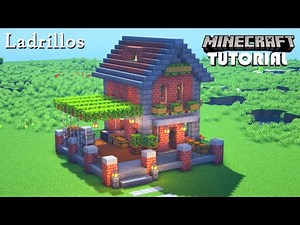 Casa de Ladrillos en la Pradera 🧱 | Minecraft