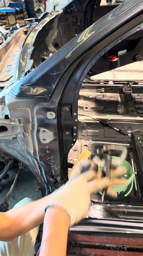 “Door Pillar Repair Trick That Shops Don’t Want You to Know!” #carrepair #ซ่อมรถ | Watchawit