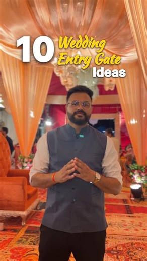 Liilawalaa Jay I Wedding Content Creator on Instagram: "These wedding gates will make your wedding entry unforgettable! . . . For wedding planning, photography and collabs, DM us now! . . . . #WeddingPlanning #WeddingPhotography #BigFatIndianWedding #WeddingTips Wedding Planning | Wedding Photographer | Photography Ideas | wedding gates"