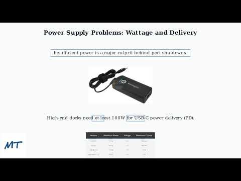 How To Fix Kensington Docking Station USB Ports Not Working – Ports, Drivers & Power Supply Fix