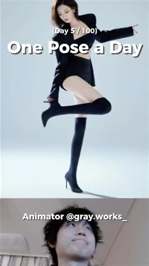 3D Pose Study from Photo Reference | Day 5