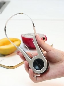 Fruit Splitter Corer Dicer - Fruit Core Remover Tool - Premium food-grade stainless steel - Multifunctional Dual Head Mango Slicer