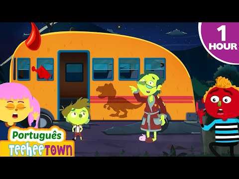 Canção do ônibus de Halloween | Canções Infantis | Casa TeeHee