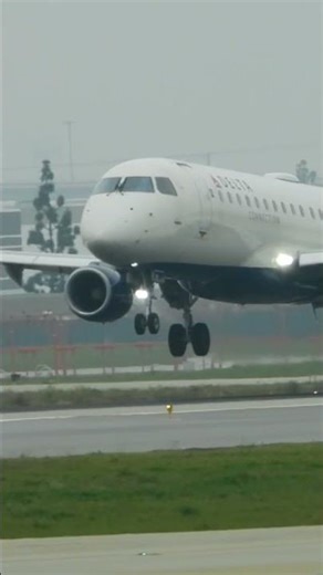 Delta Embraer E175 Landing AT ONT, Ontario Int’l Airport | #aviation #airplane #planespotting