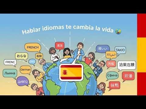 Escucha y aprende español naturalmente 🎧 Hablar idiomas cambia tu vida ? 🌍