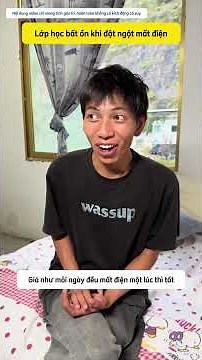 Lớp học bất ổn khi đột ngột mất điện #comedy #funny #giaitri
