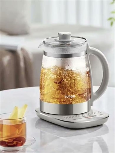 苏泊尔（SUPOR）养生壶 煮茶器 烧水壶 大容量花茶壶恒温水壶烧水壶电热水壶 办公室保温煮茶壶 2L SW-20YQ10