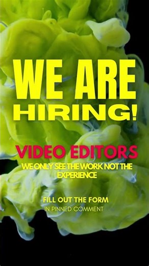 🚨 Hiring Freelance Video Editors (India Only) Looking for freelance editors #hiring #editors #video