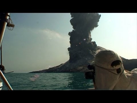 Eruption of Anak Krakatau Volcano