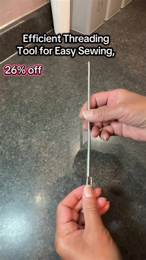 Efficient Threading Tool for Easy Sewing, Versatile Spring-Loaded Needle Threader for Home Use, Multi-Purpose#Threading#tool#sewingtools #shazia tijtokmadebuyit #