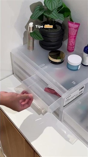 STORA FROSTED PLASTIC STORAGE BOX