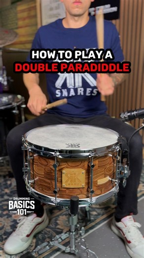 How to Play a Double Paradiddle 🥁 #drums