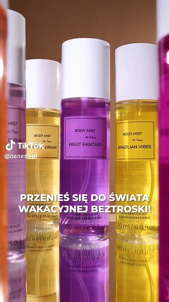 Lekko, świeżo, słodko 🍓☀️ Body Mist by Neness – jak lato w sprayu! #neness #bodymist #mgiełka #zapachy #brazilian #skincare #bodycareroutine #bodypositivity #fyp #dc #tiktoktrend #glowup