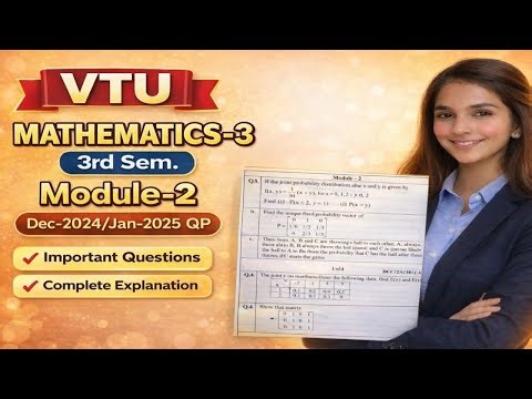 Mathematics-3|3rd sem|module2|BCS301|PYQ|MQP|important questions|exam guide|edu yodha