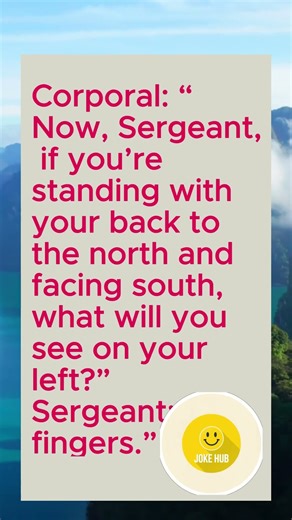 “Smart Answer from the Sergeant!”