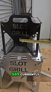 New compact grill vs. the original full-size grill: which one's right for you? See the dimensions, weight, and a real-world test – yes, you can stand on it! Both are high quality and ready for cast iron cookware. Free shipping! #GrillReview #CompactGrill #FullSizeGrill #BBQGear #OutdoorCooking | Slot Grill