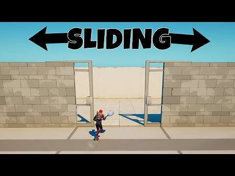How to Make SLIDING Doors in Fortnite Creative