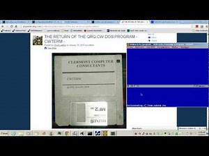 Setup the preeminent W1HJK QRQ CW KEYBOARD "CWTERM" - a DOS program - using DOSBox