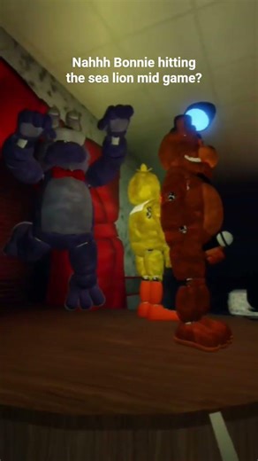 Bonnie hit the sea lion mid game 😂 #roblox fnaf doom
