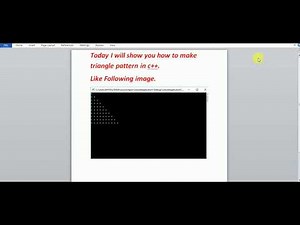 how to draw triangle shape in cPP?