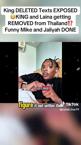 Deleted Texts Exposed: King and Laina's Thailand Drama