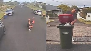 Rubbish behaviour! NRL legend Shaun Johnson shows his determination after initially missing bin collection day