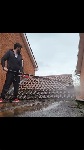 Roof Pressure Washing Telford – Tile Colour Restored