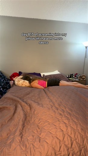 day 813 of screaming into my pillow used all my screaming at the 5sos concert #screamingintomypillow #screaming #pillow #stressrelief #stressreliever
