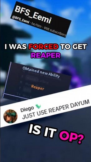 I obtained REAPER in AUT #auniversaltime #roblox