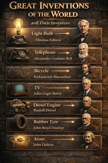 Great Inventions of the World and Their Inventors | Amazing Facts That Changed History