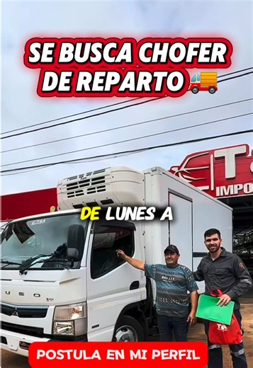 Convocatoria laboral para chofer de reparto 🚚 Vacantes de chofer empleos actual 2026 hoy link para postular empleo Solicitud de empleo WhatsApp ofertas de empleo solicitar empleo POSTULACIÓN EN EL LINK DEL PERFIL🌐 #empleosdisponibles02 #empleosurgentes02 #empleosya1 #empleosactuales02 #fyp