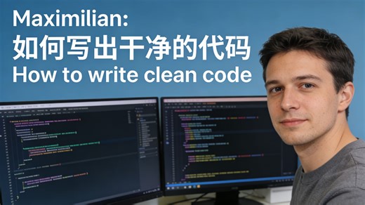 Maximilian：如何写出干净的代码 | How to write clean code