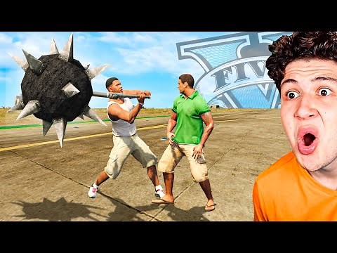 ENCONTRÉ esta ARMA SECRETA en GTA 5! 💣🔫 (Mods)