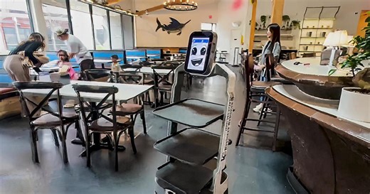 Robot restaurant server elicits customers' smiles, employees' anxiety