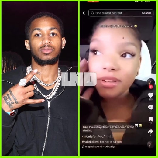 3.9M views · 2.2K reactions | After filing a police report and restraining order claiming her son's father DDG recently abused her — allegedly leaving bruises on her arm and chipping her tooth — a video from January 2025 resurfaces showing Halle Bailey calmly talking about how she's about to go to the dentist to get her teeth cleaned and her chipped tooth fixed  | Live N' Direct Hip Hop | Facebook
