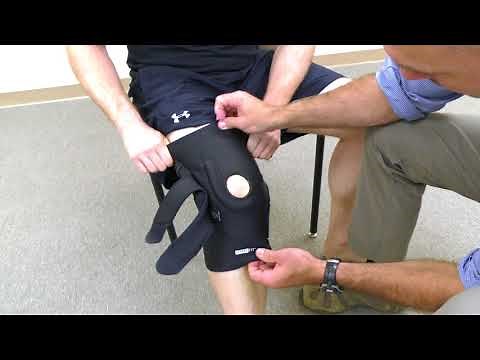 Lateral J Knee Brace Fitting - How to Properly Fit a Patella Lateral J Knee Brace
