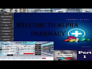 Pharmacy Database Management System Using MS ACCESS Part 1