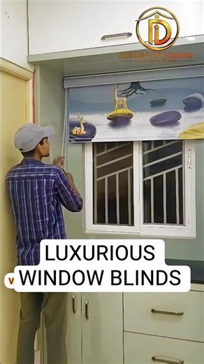 Luxury Window Blinds | Srikakulam | Dezign Interiors #WindowBlinds #Shorts